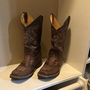 Brown Western Cowboy Boots